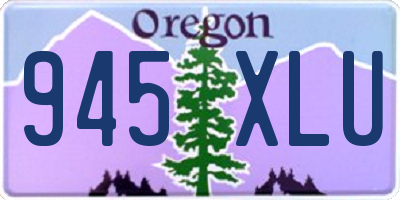 OR license plate 945XLU