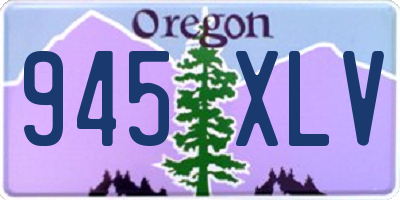 OR license plate 945XLV