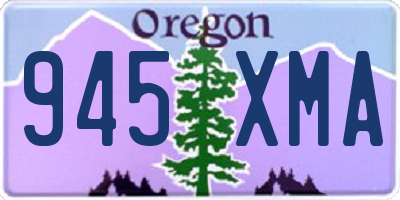 OR license plate 945XMA