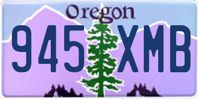 OR license plate 945XMB