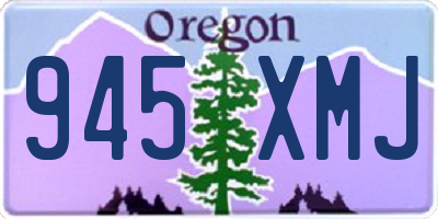 OR license plate 945XMJ