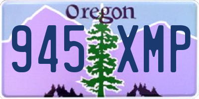 OR license plate 945XMP