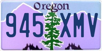 OR license plate 945XMV
