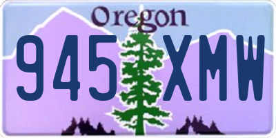 OR license plate 945XMW