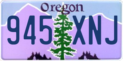 OR license plate 945XNJ