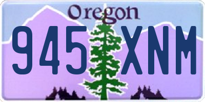 OR license plate 945XNM