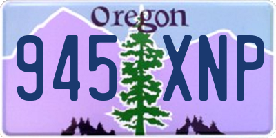 OR license plate 945XNP