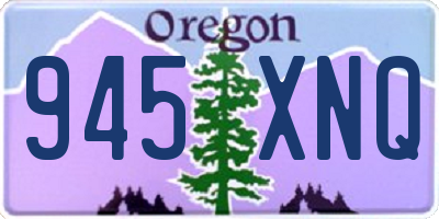 OR license plate 945XNQ