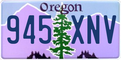 OR license plate 945XNV
