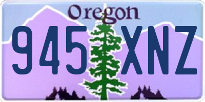 OR license plate 945XNZ