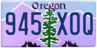 OR license plate 945XOQ