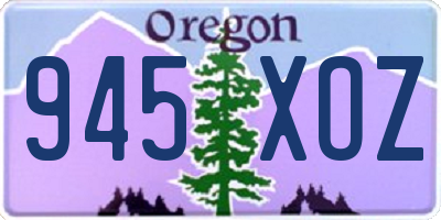 OR license plate 945XOZ