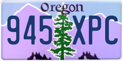 OR license plate 945XPC