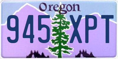 OR license plate 945XPT