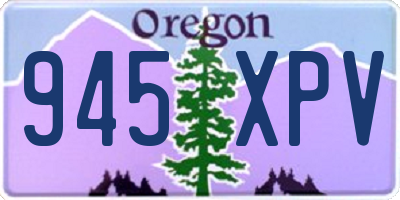 OR license plate 945XPV