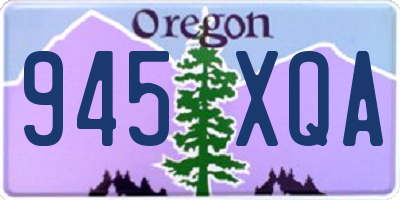 OR license plate 945XQA