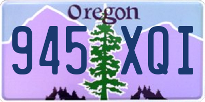 OR license plate 945XQI