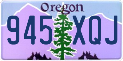 OR license plate 945XQJ