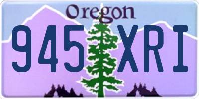 OR license plate 945XRI