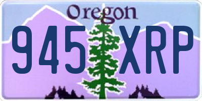 OR license plate 945XRP