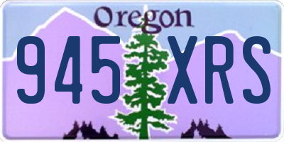 OR license plate 945XRS