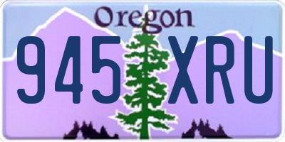 OR license plate 945XRU