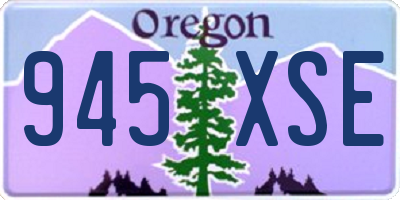 OR license plate 945XSE