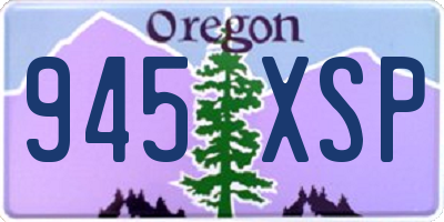 OR license plate 945XSP