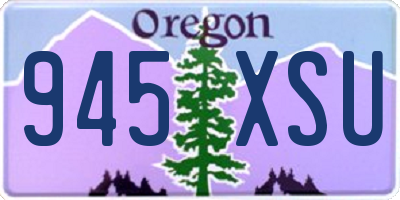 OR license plate 945XSU