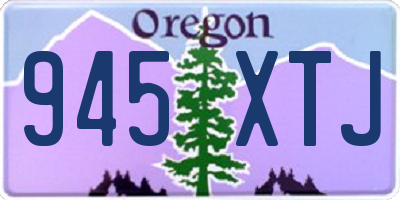OR license plate 945XTJ