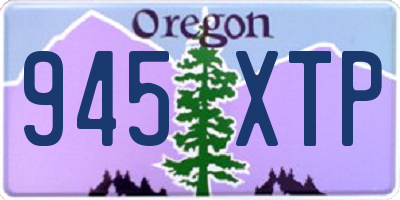 OR license plate 945XTP
