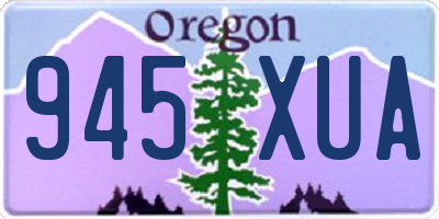 OR license plate 945XUA