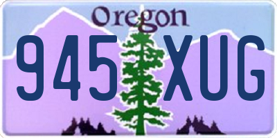 OR license plate 945XUG