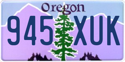 OR license plate 945XUK