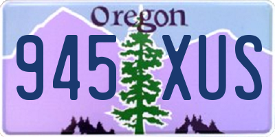 OR license plate 945XUS