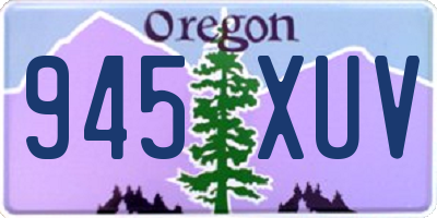 OR license plate 945XUV
