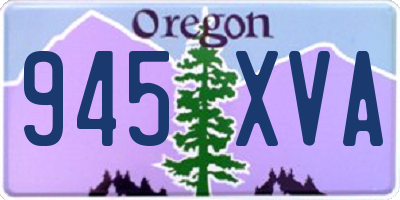 OR license plate 945XVA