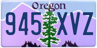 OR license plate 945XVZ
