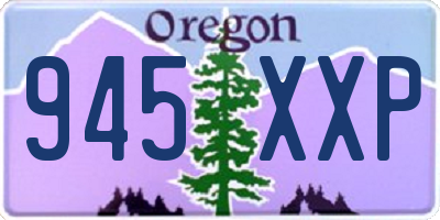 OR license plate 945XXP
