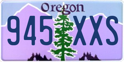 OR license plate 945XXS