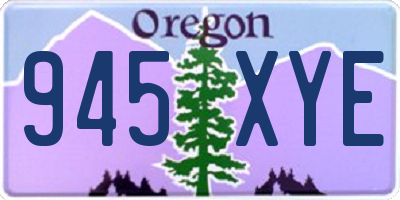 OR license plate 945XYE