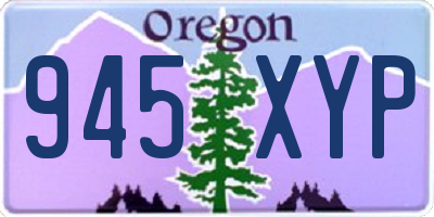 OR license plate 945XYP