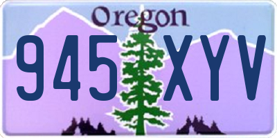 OR license plate 945XYV