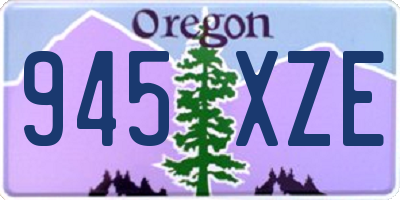 OR license plate 945XZE