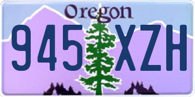 OR license plate 945XZH