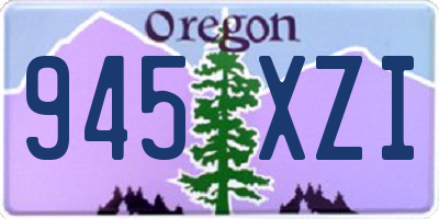 OR license plate 945XZI