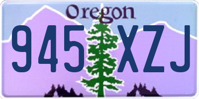 OR license plate 945XZJ