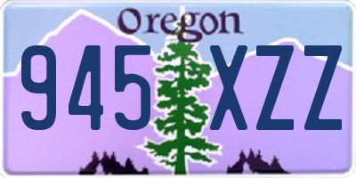 OR license plate 945XZZ