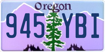 OR license plate 945YBI