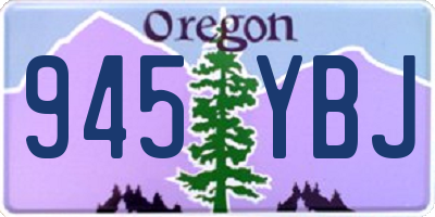 OR license plate 945YBJ